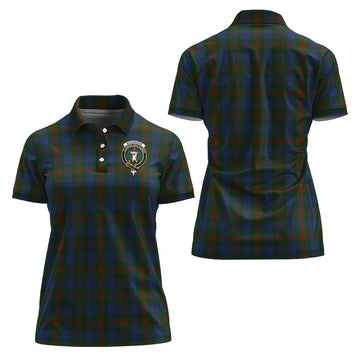 buchanan-hunting-tartan-polo-shirt-with-family-crest-for-women