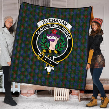 buchanan-hunting-tartan-quilt-with-family-crest