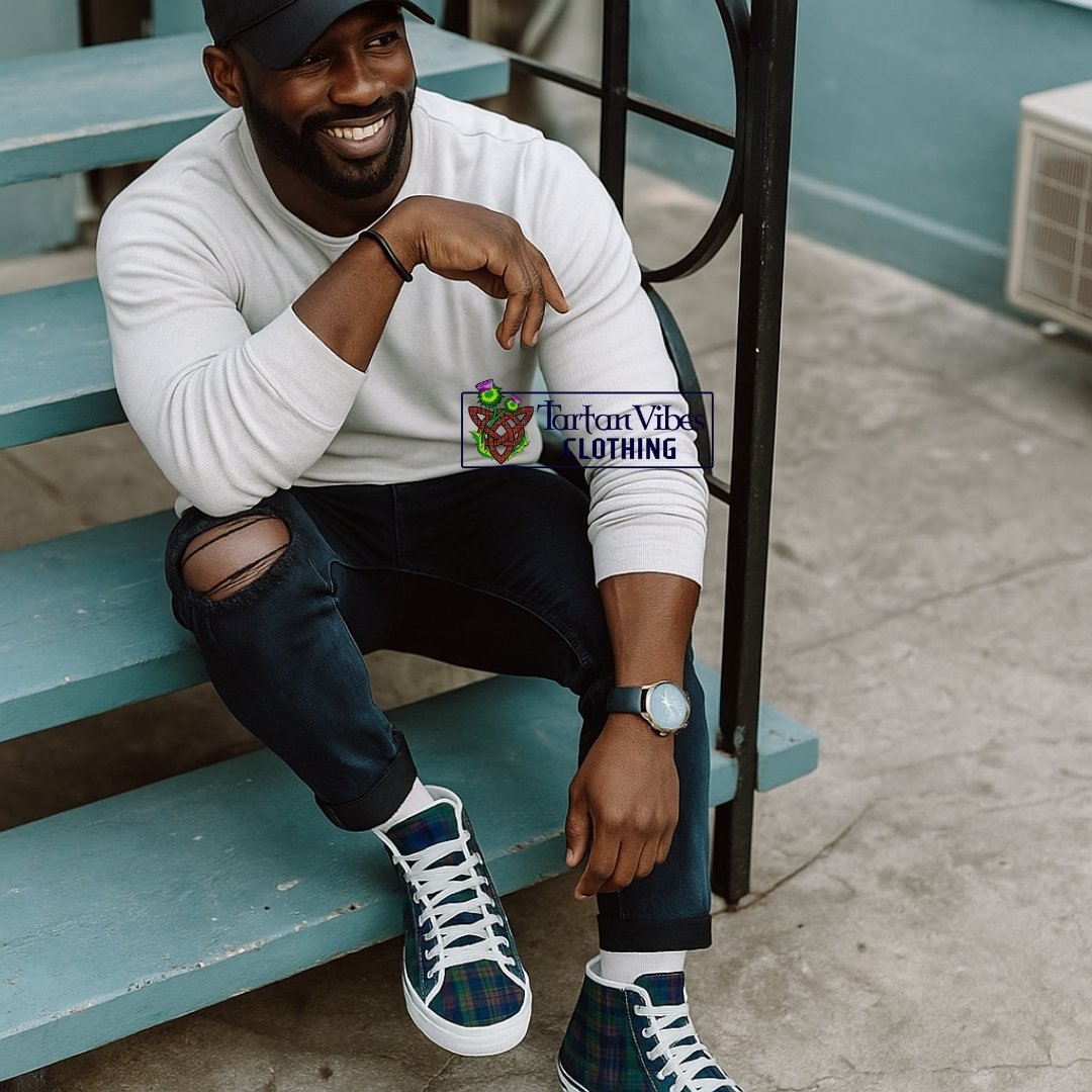 Buchanan Hunting Tartan High Top Shoes