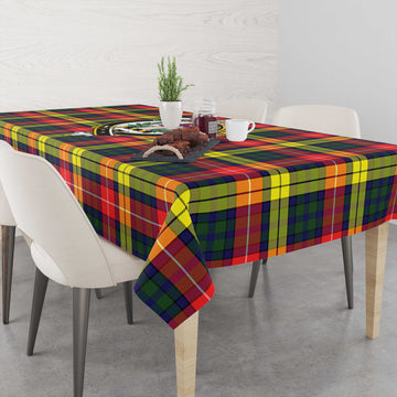 Buchanan Modern Tatan Tablecloth with Family Crest