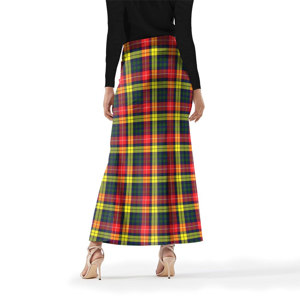 Buchanan Modern Tartan Womens Full Length Skirt - Tartanvibesclothing