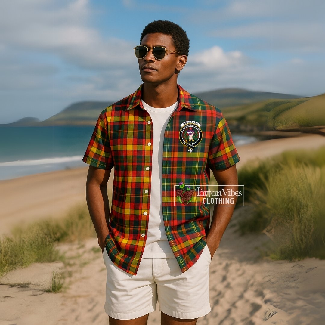 Buchanan Modern Tartan Short-Sleeve Shirt