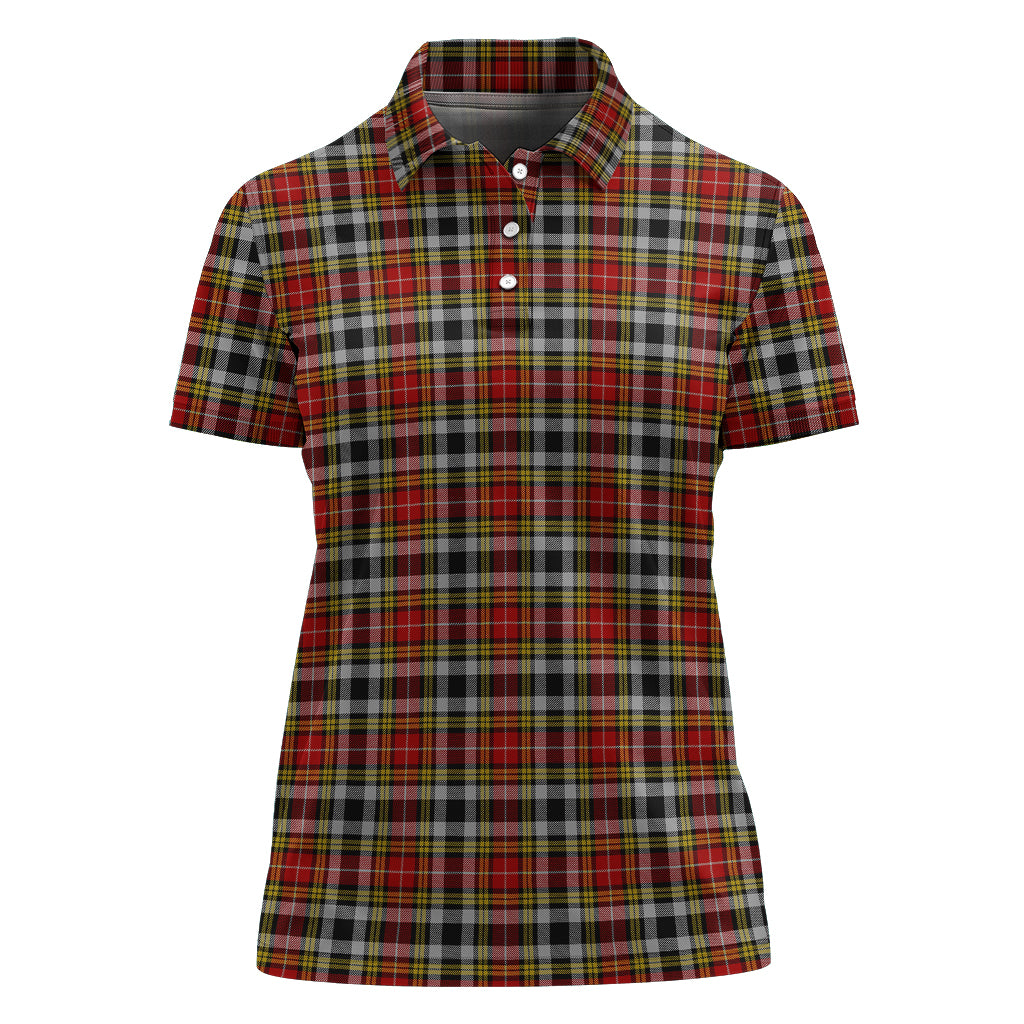 Buchanan Old Dress Tartan Polo Shirt For Women - Tartanvibesclothing