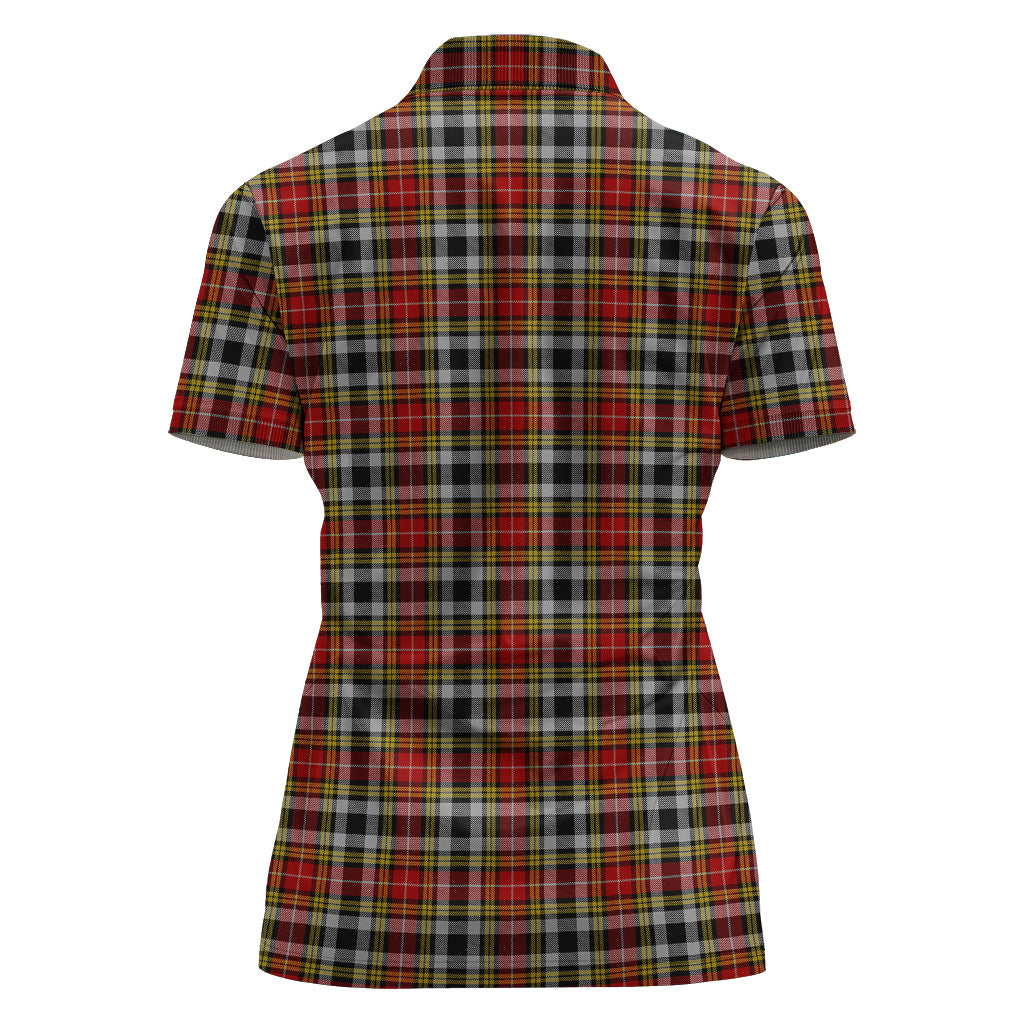 Buchanan Old Dress Tartan Polo Shirt For Women - Tartanvibesclothing