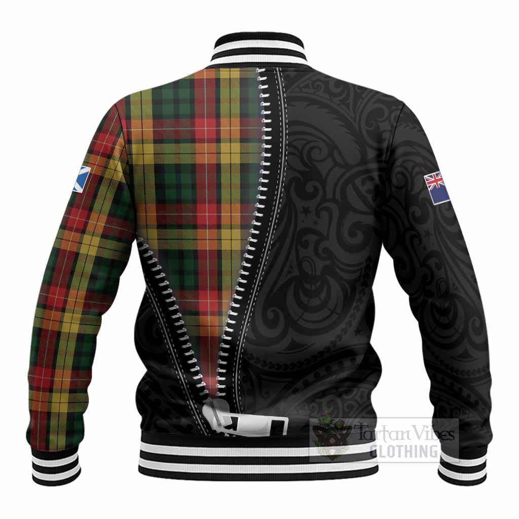 Buchanan Tartan Baseball Jacket New Zealand Pattern Unique Zipper Stylized