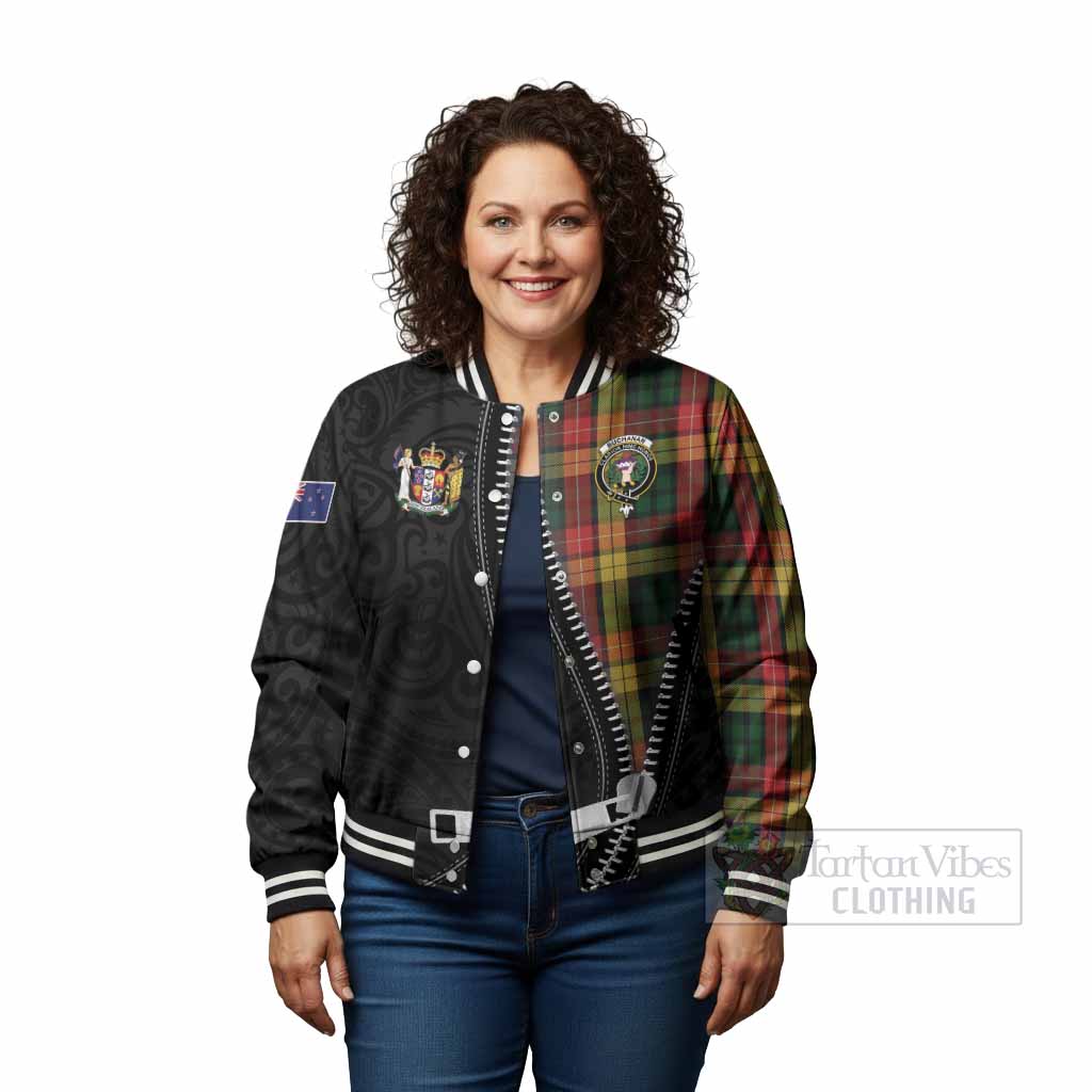 Buchanan Tartan Baseball Jacket New Zealand Pattern Unique Zipper Stylized