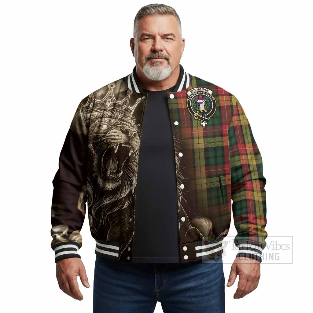 Buchanan Tartan Baseball Jacket Roaring Lion Heritage