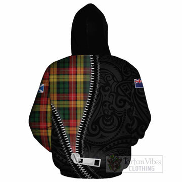 Buchanan Tartan Cotton Hoodie New Zealand Pattern Unique Zipper Stylized