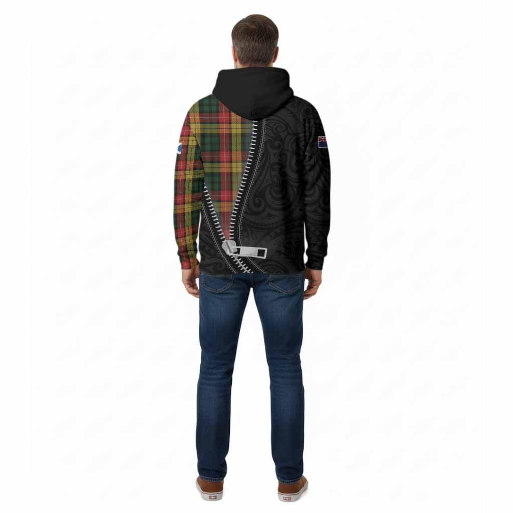 Buchanan Tartan Cotton Hoodie New Zealand Pattern Unique Zipper Stylized