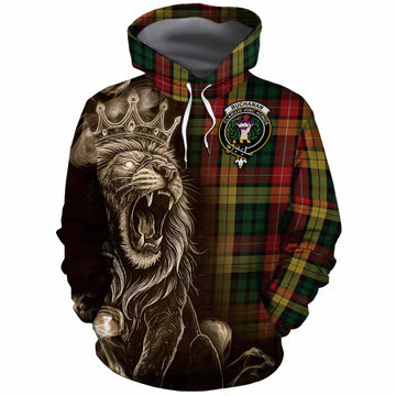 Buchanan Tartan Cotton Hoodie Roaring Lion Heritage