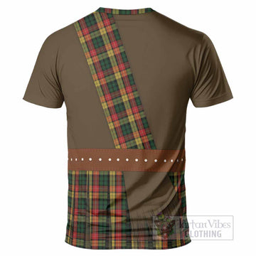 Buchanan Tartan Crest T-Shirt Kilt Costume Style