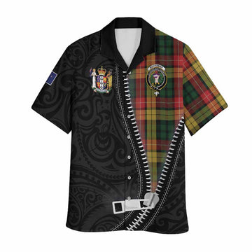 Buchanan Tartan Hawaiian Shirt New Zealand Pattern Unique Zipper Stylized