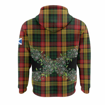 Buchanan Tartan Hoodie Thistle Scottish Spirit