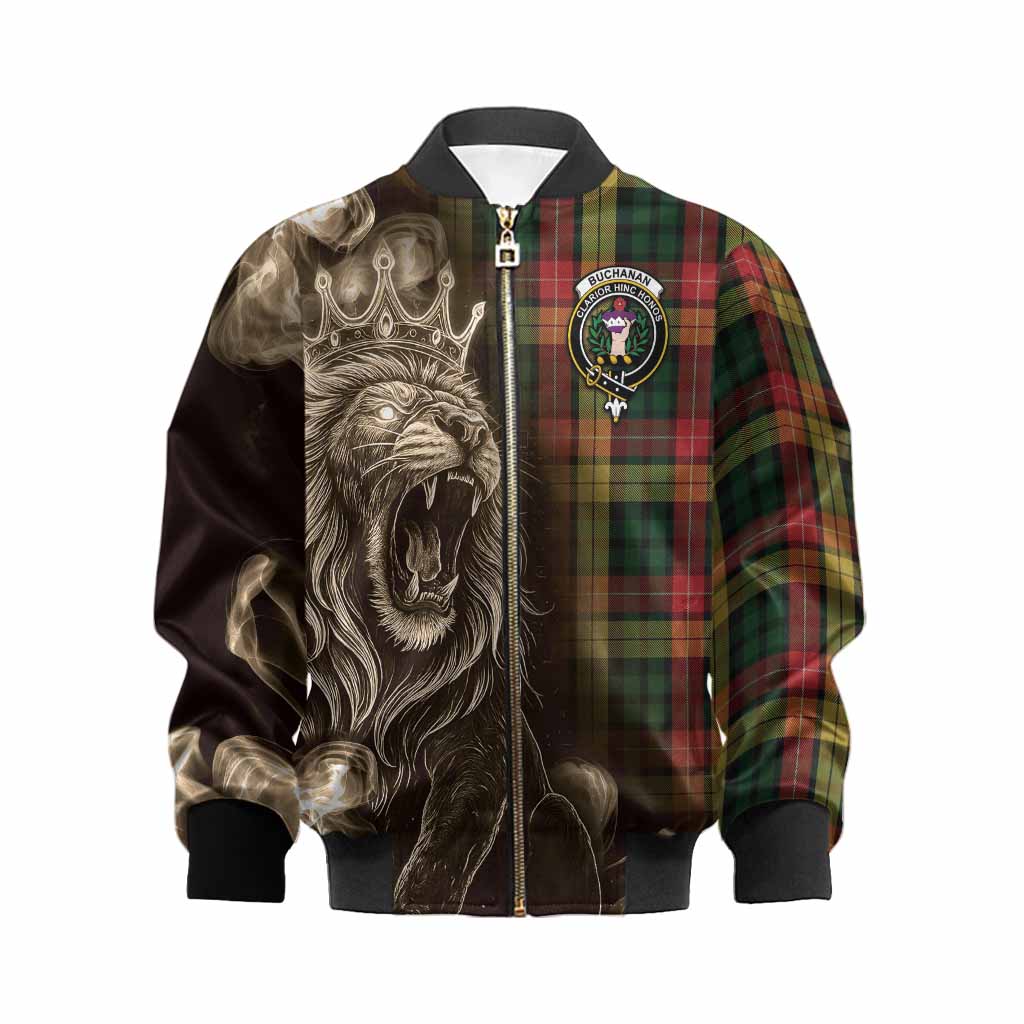 Buchanan Tartan Kid Bomber Jacket Roaring Lion Heritage