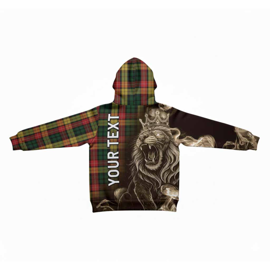 Buchanan Tartan Kid Hoodie Roaring Lion Heritage