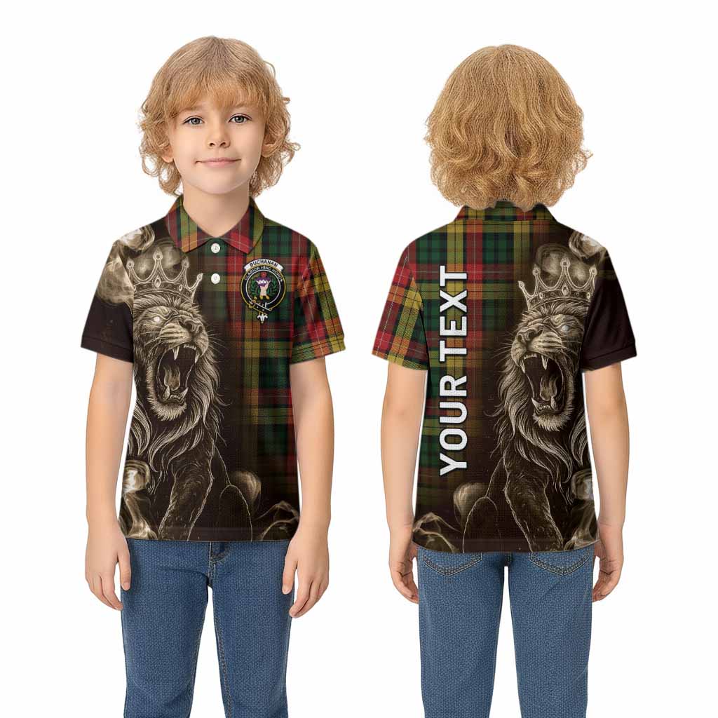 Buchanan Tartan Kid Polo Shirt Roaring Lion Heritage