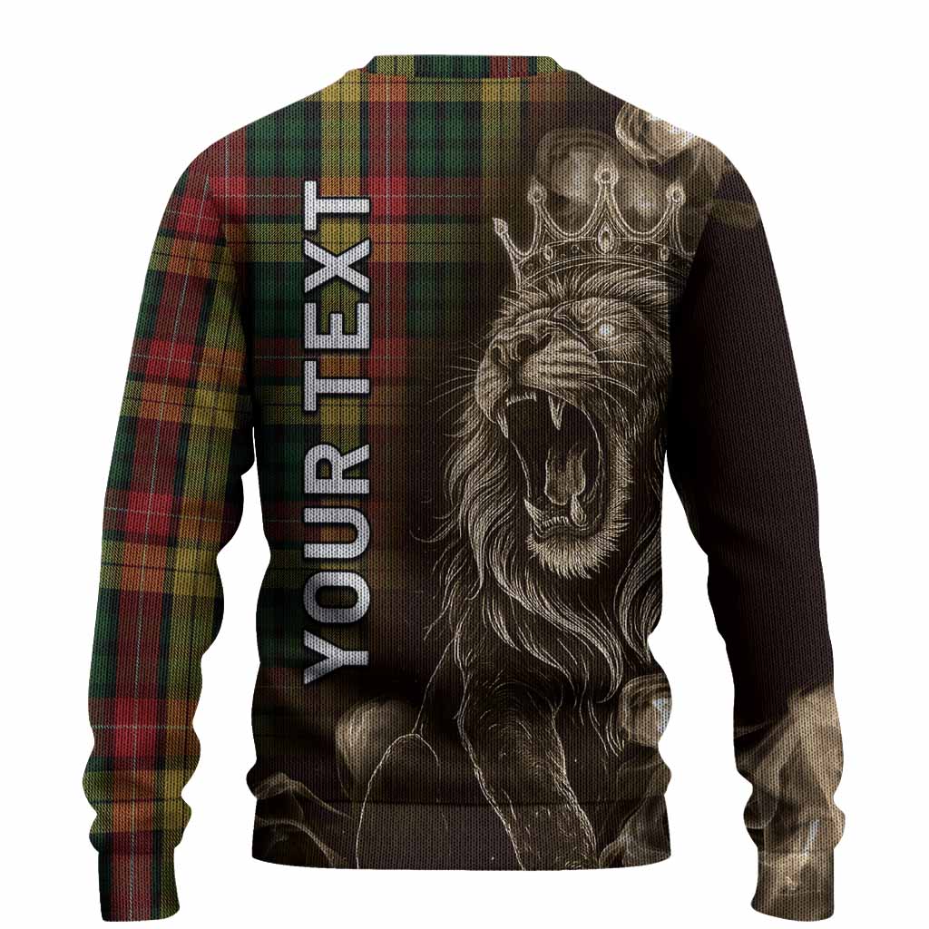 Buchanan Tartan Knitted Sweater Roaring Lion Heritage