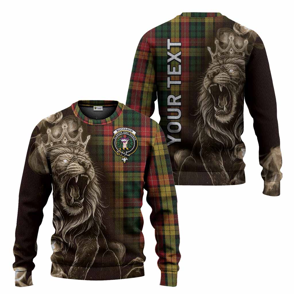 Buchanan Tartan Knitted Sweater Roaring Lion Heritage