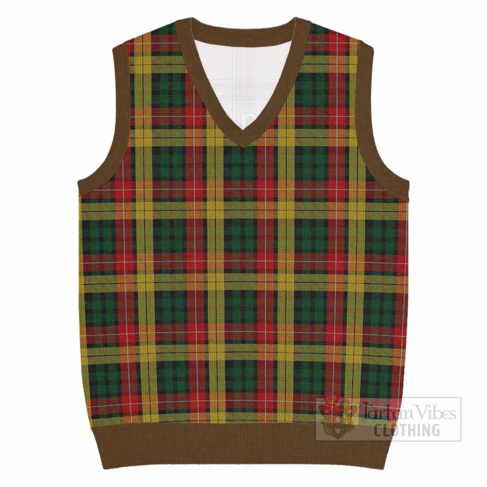 Buchanan Tartan Knitted V-Neck Vest - Tartan Vibes Clothing