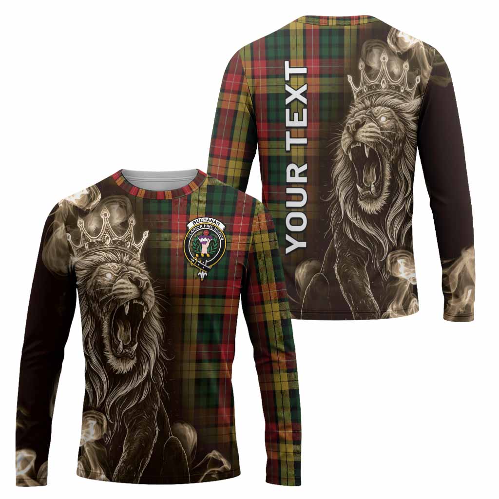 Buchanan Tartan Long Sleeve T-Shirt Roaring Lion Heritage