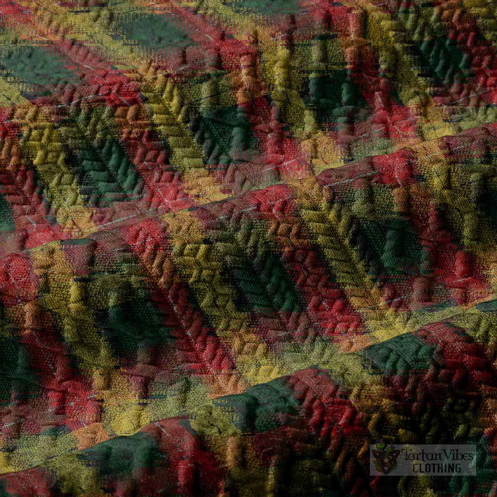 Buchanan Tartan Men’s Polo Sweater Top with Family Crest