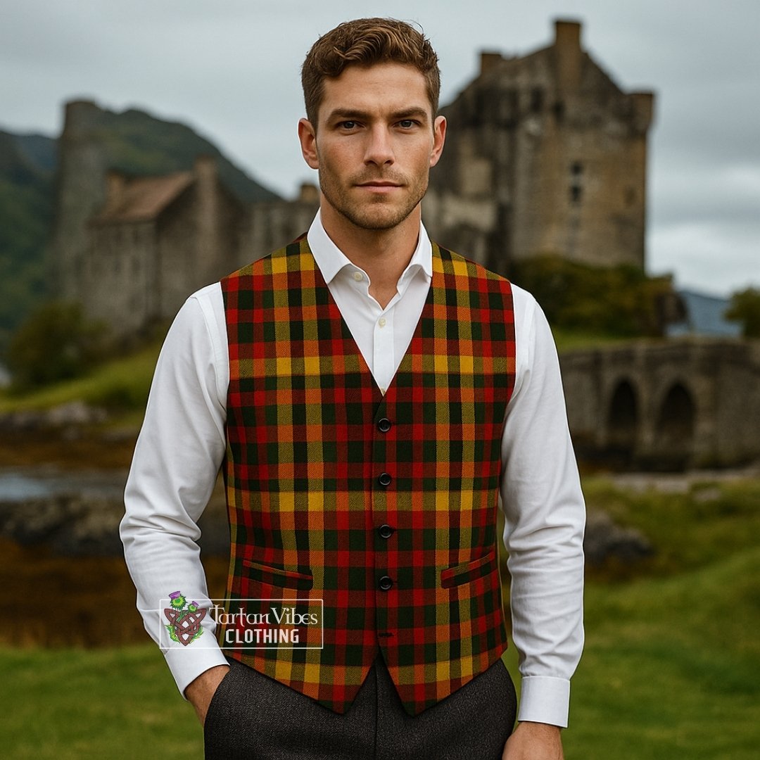 Buchanan Tartan Men's Sleeveless Suit Vest