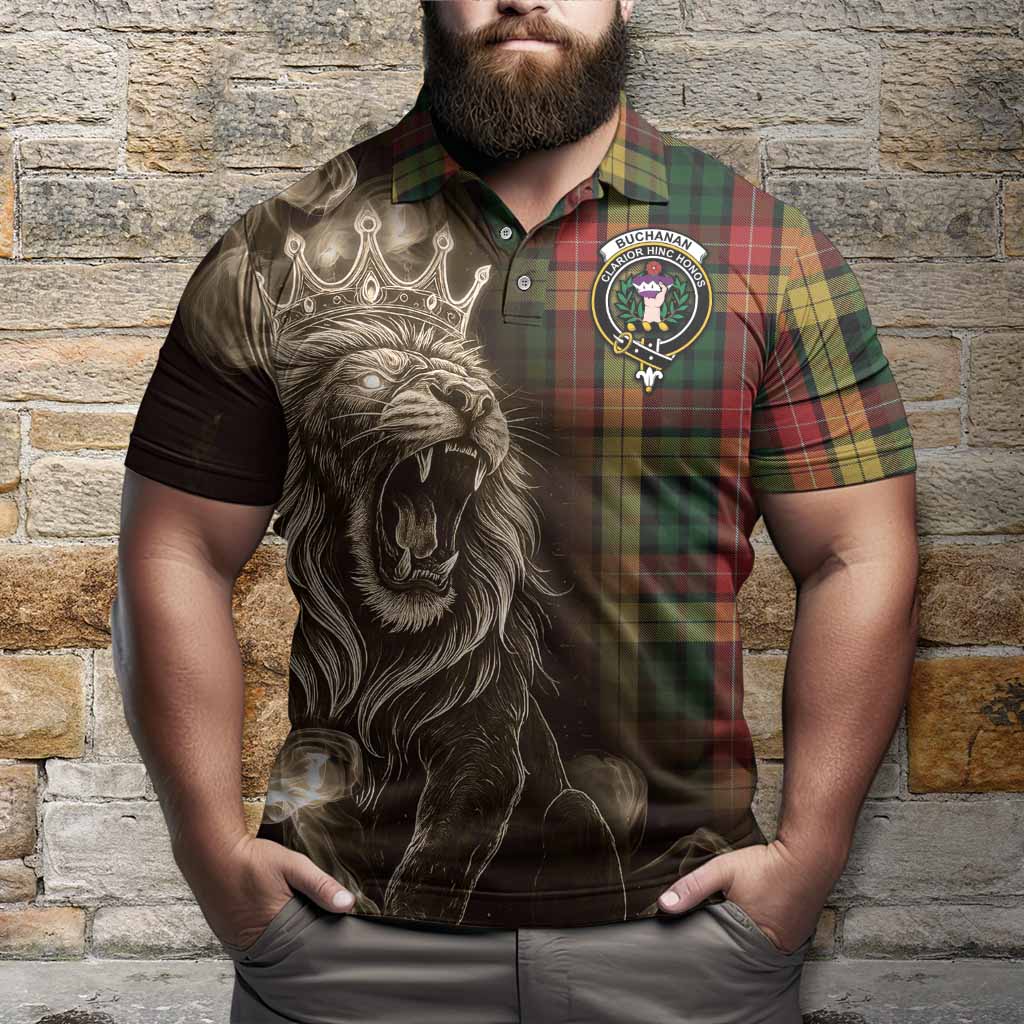 Buchanan Tartan Polo Shirt Roaring Lion Heritage
