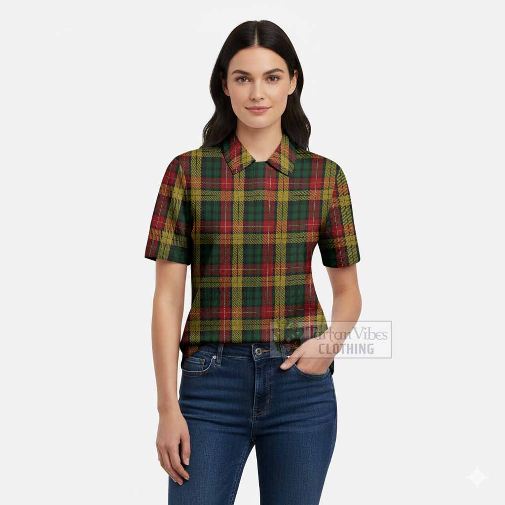 Buchanan Tartan Women’s Polo Sweater Top