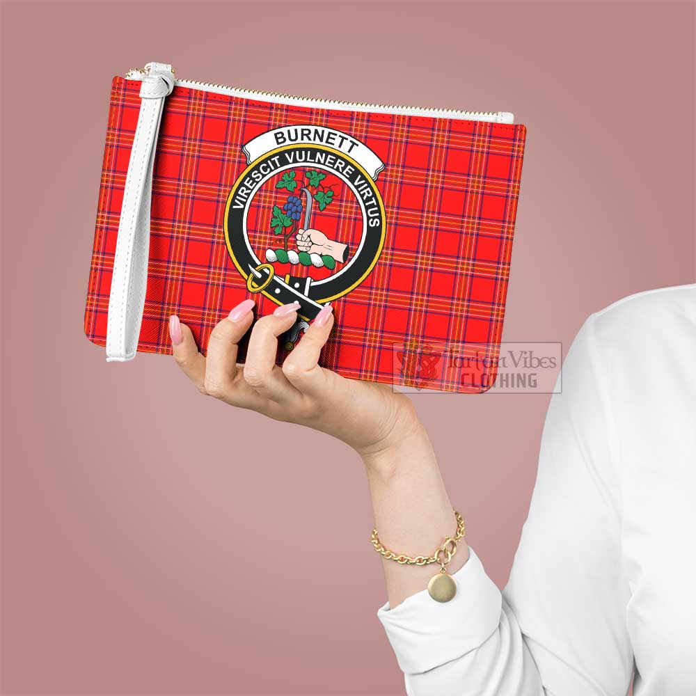 Tartan Vibes Clothing Burnett Family Crest Tartan Clutch Bag