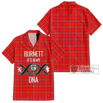 Burnett Tartan Hawaiian Shirt with Family Crest DNA In Me Style