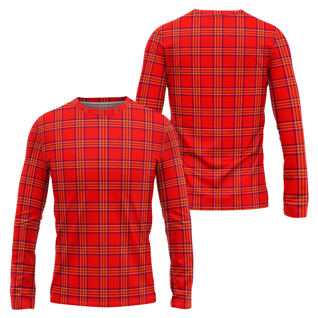 Burnett Modern Tartan Long Sleeve T-Shirt Unisex