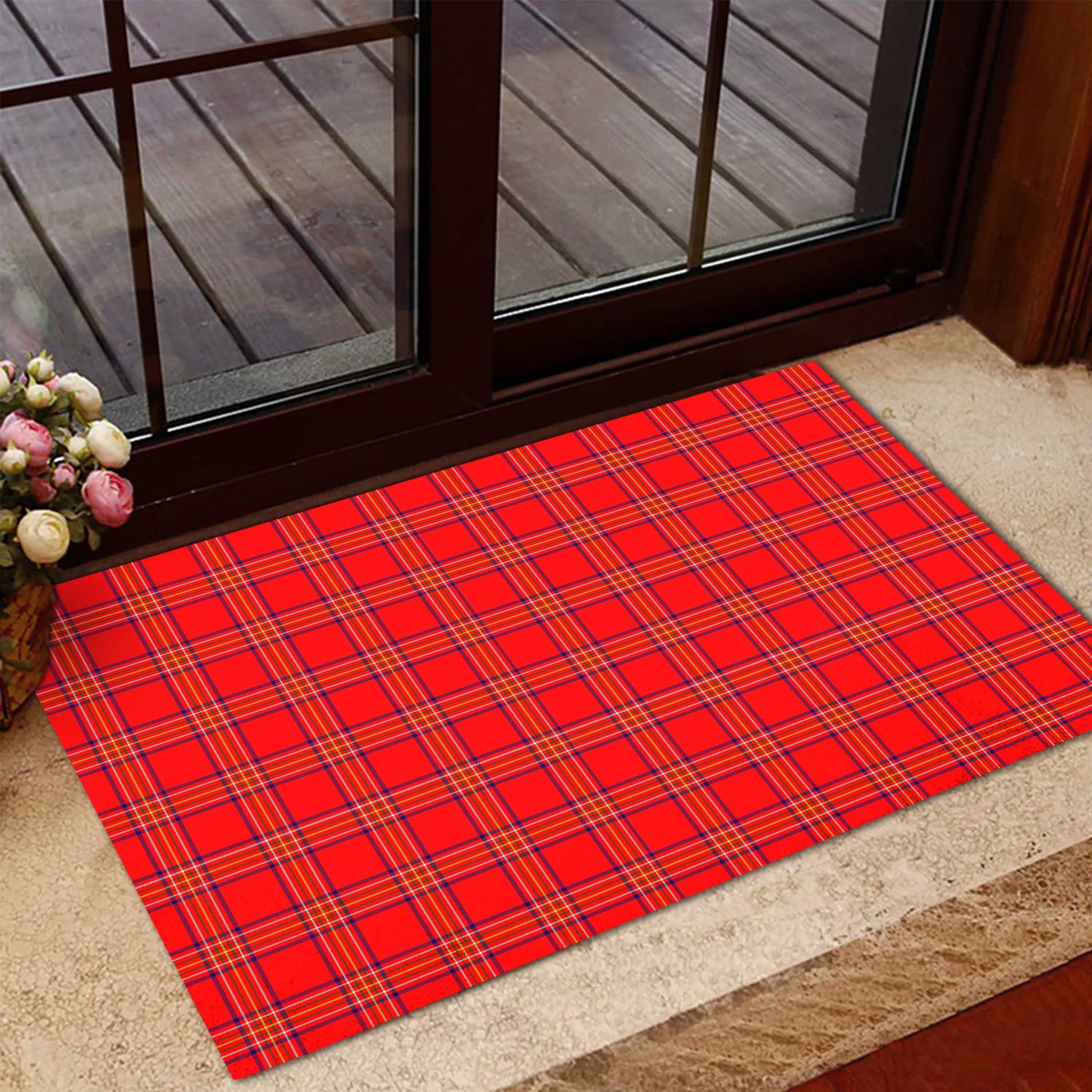 Burnett Tartan Rubber Doormat L 60*90cm - Tartan Vibes Clothing