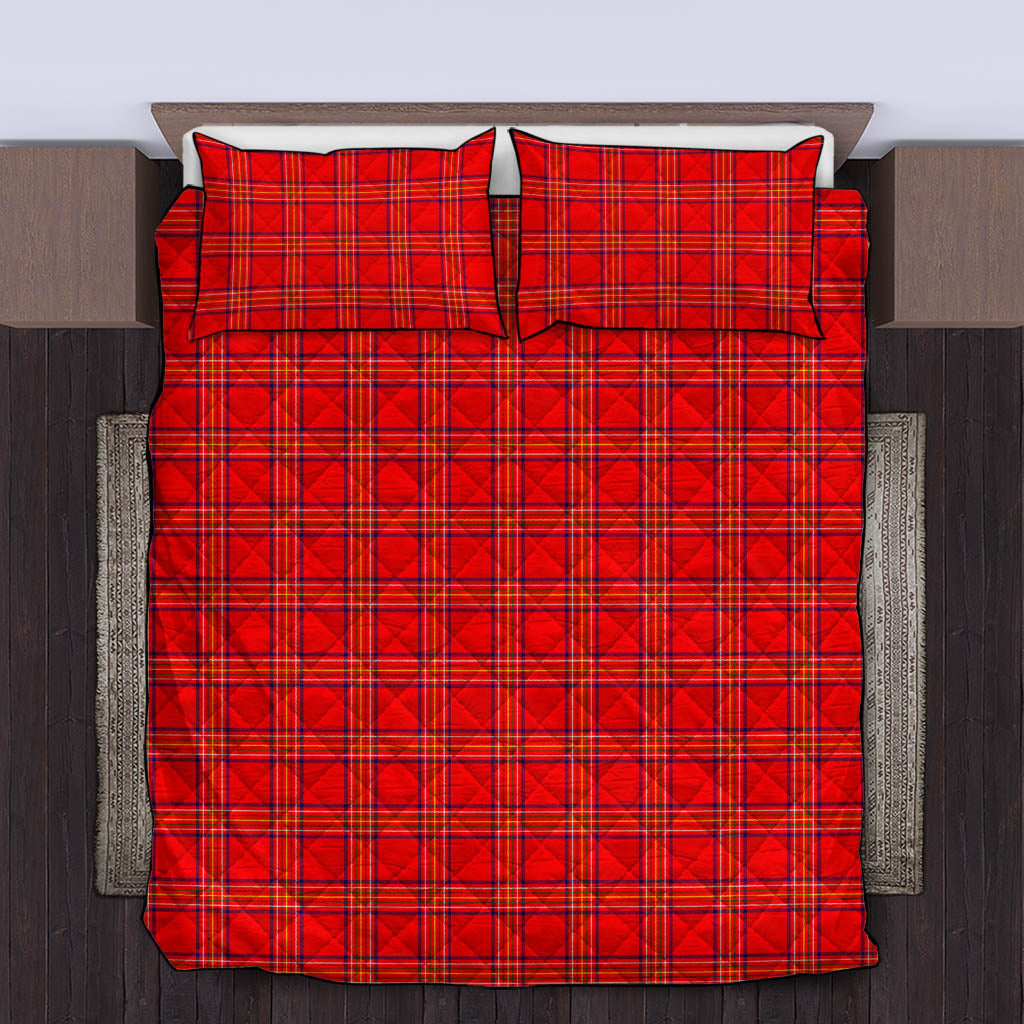 Burnett Tartan Quilt Bed Set King - Tartan Vibes Clothing