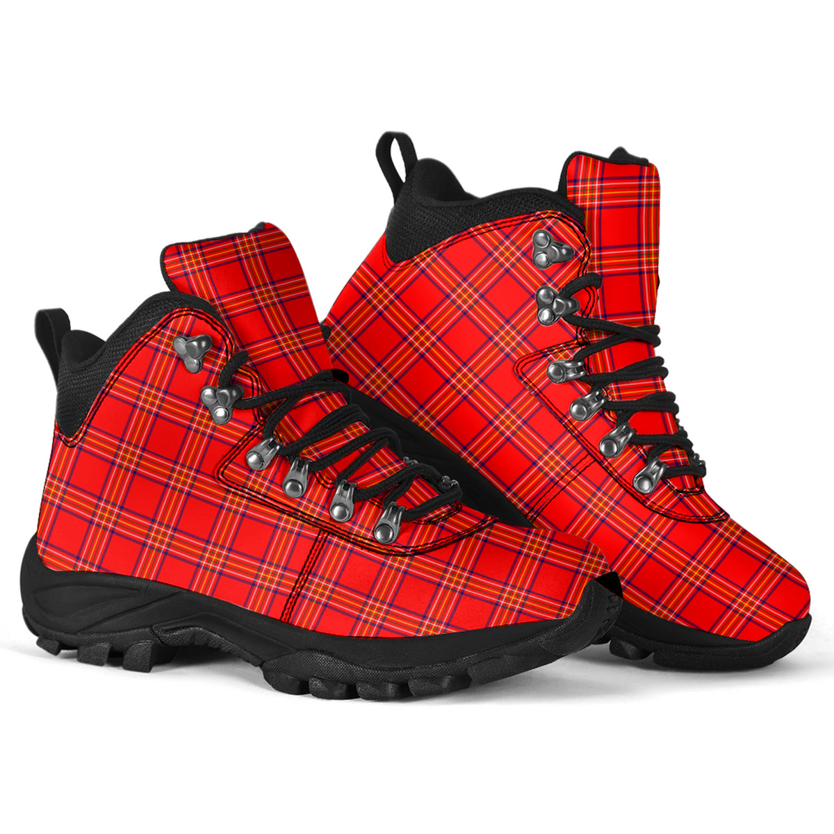 Burnett Tartan Alpine Boots - Tartan Vibes Clothing