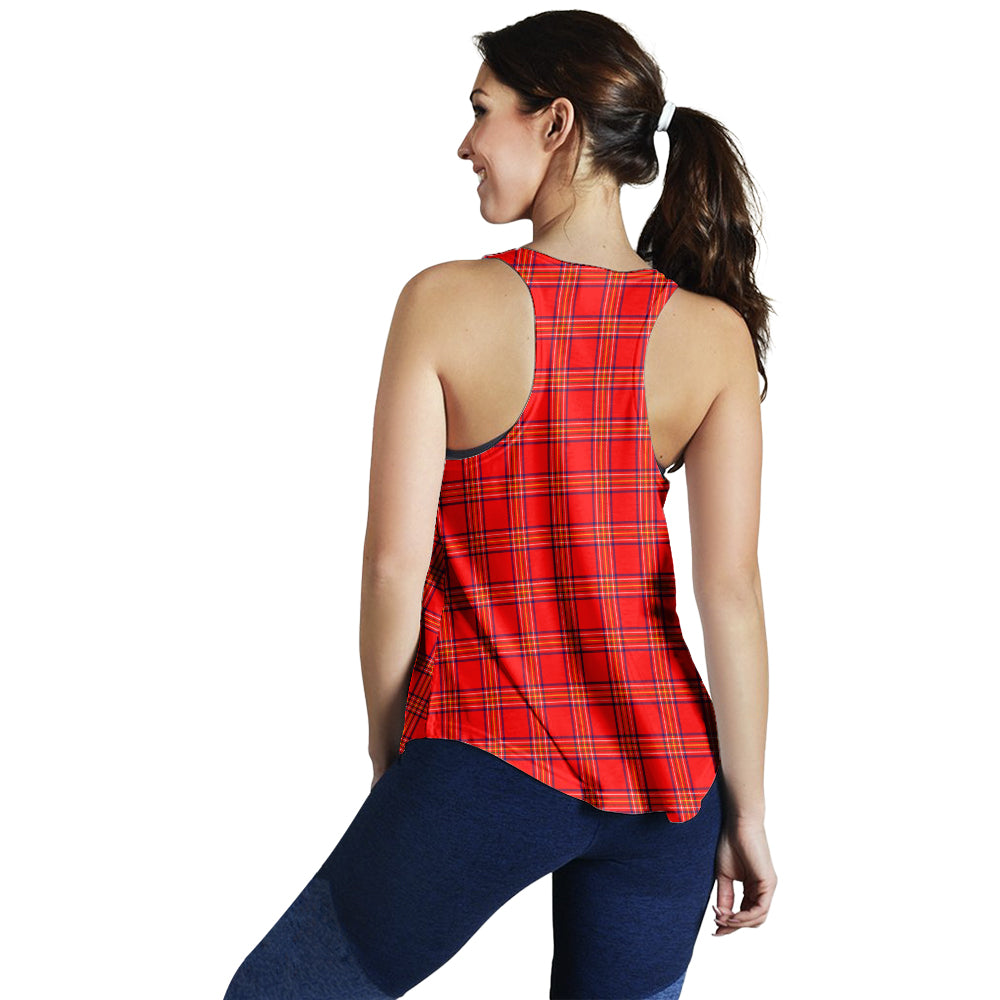 Burnett Tartan Women Racerback Tanks - Tartan Vibes Clothing