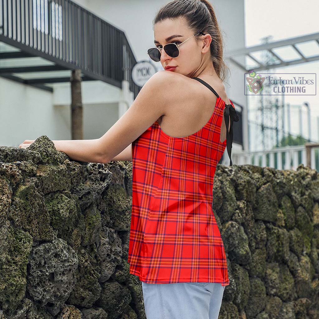 Tartan Vibes Clothing Burnett Modern Tartan Loose Halter Neck Camisole