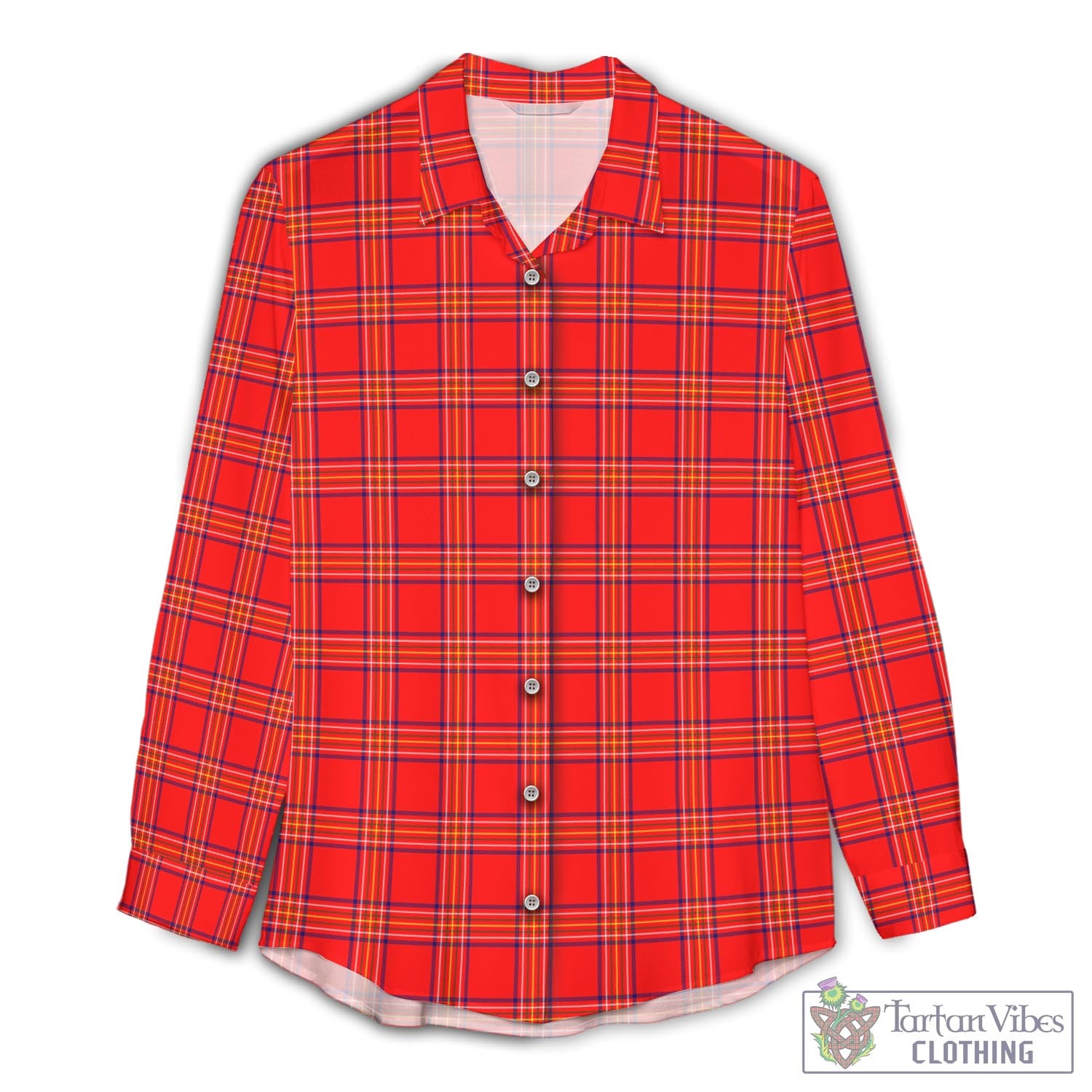 Burnett Tartan Women's Casual Shirt - Tartan Vibes Clothing