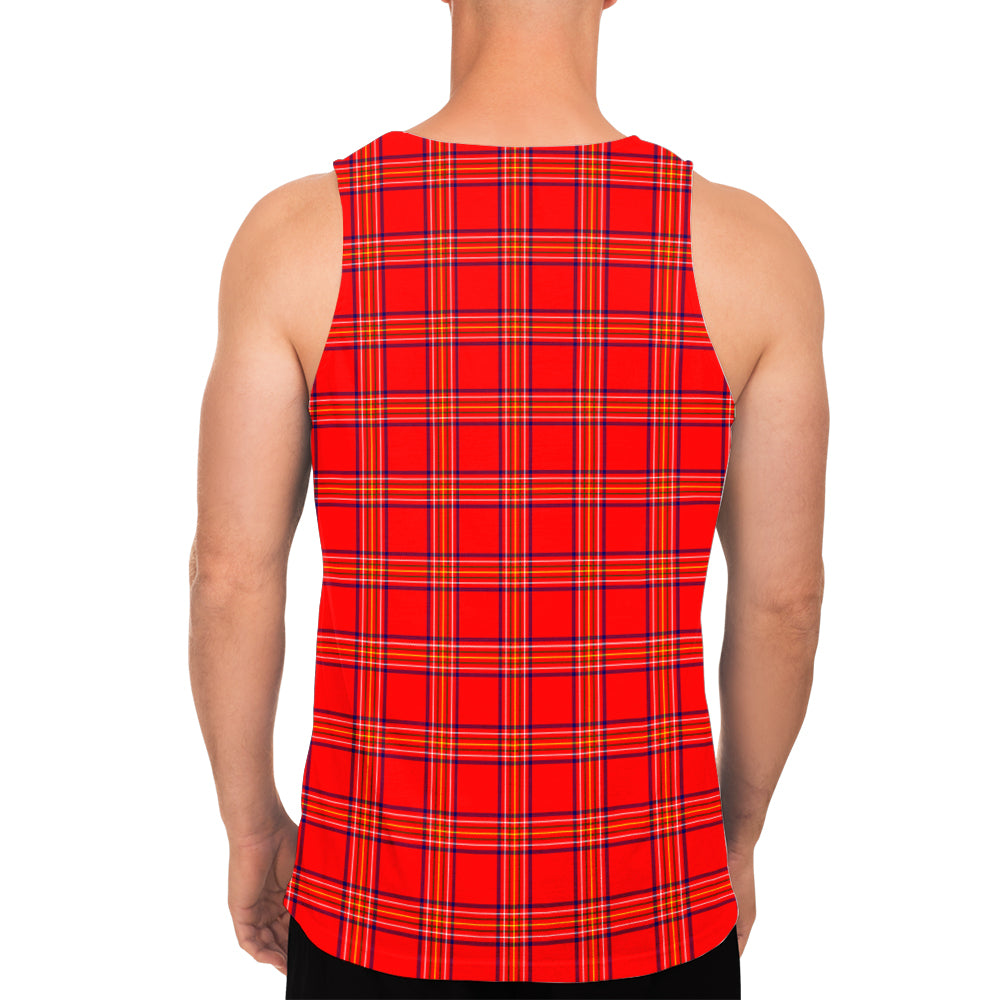 Burnett Tartan Mens Tank Top - Tartan Vibes Clothing