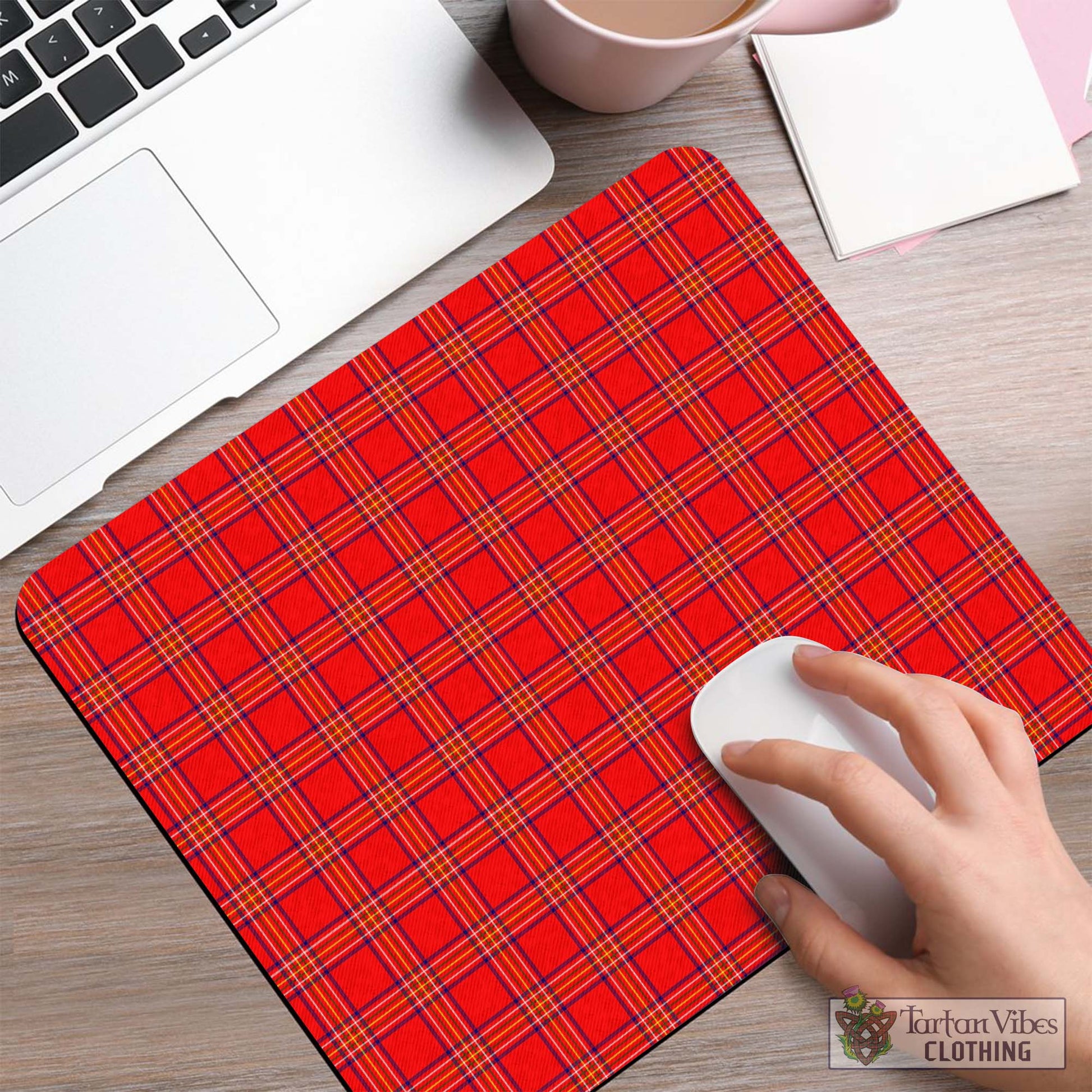 Tartan Vibes Clothing Burnett Modern Tartan Mouse Pad