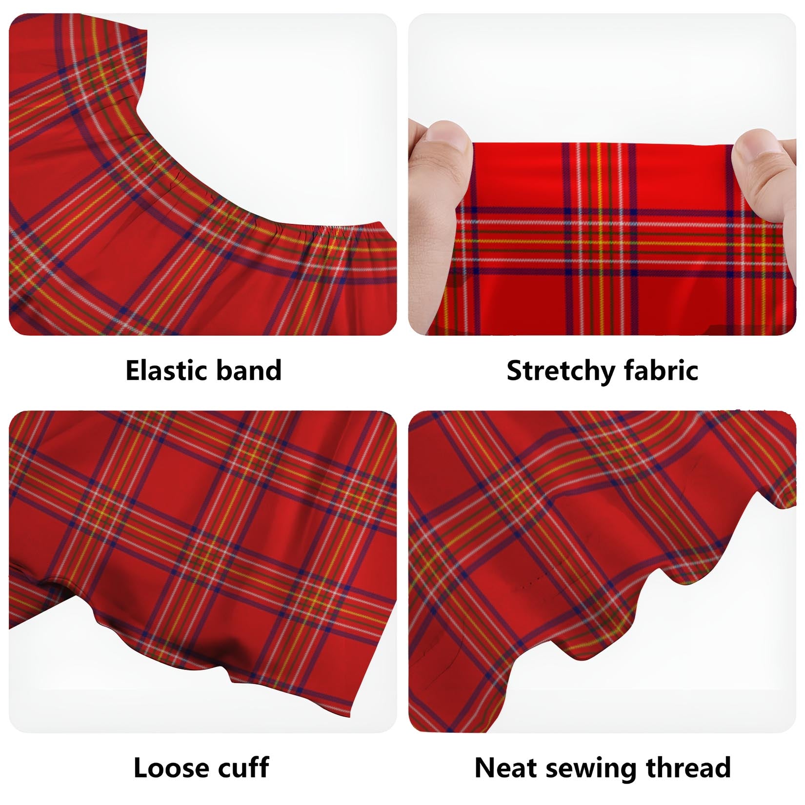 Burnett Tartan Off Shoulder Long Dress - Tartan Vibes Clothing
