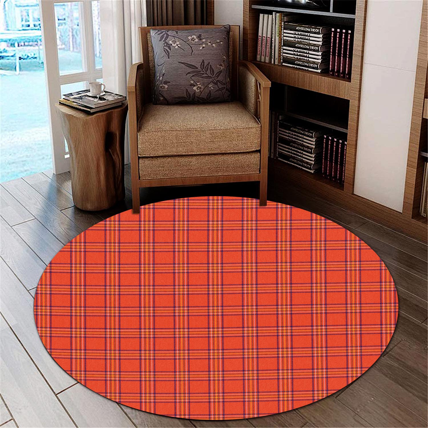 Burnett Tartan Round Rug - Tartan Vibes Clothing
