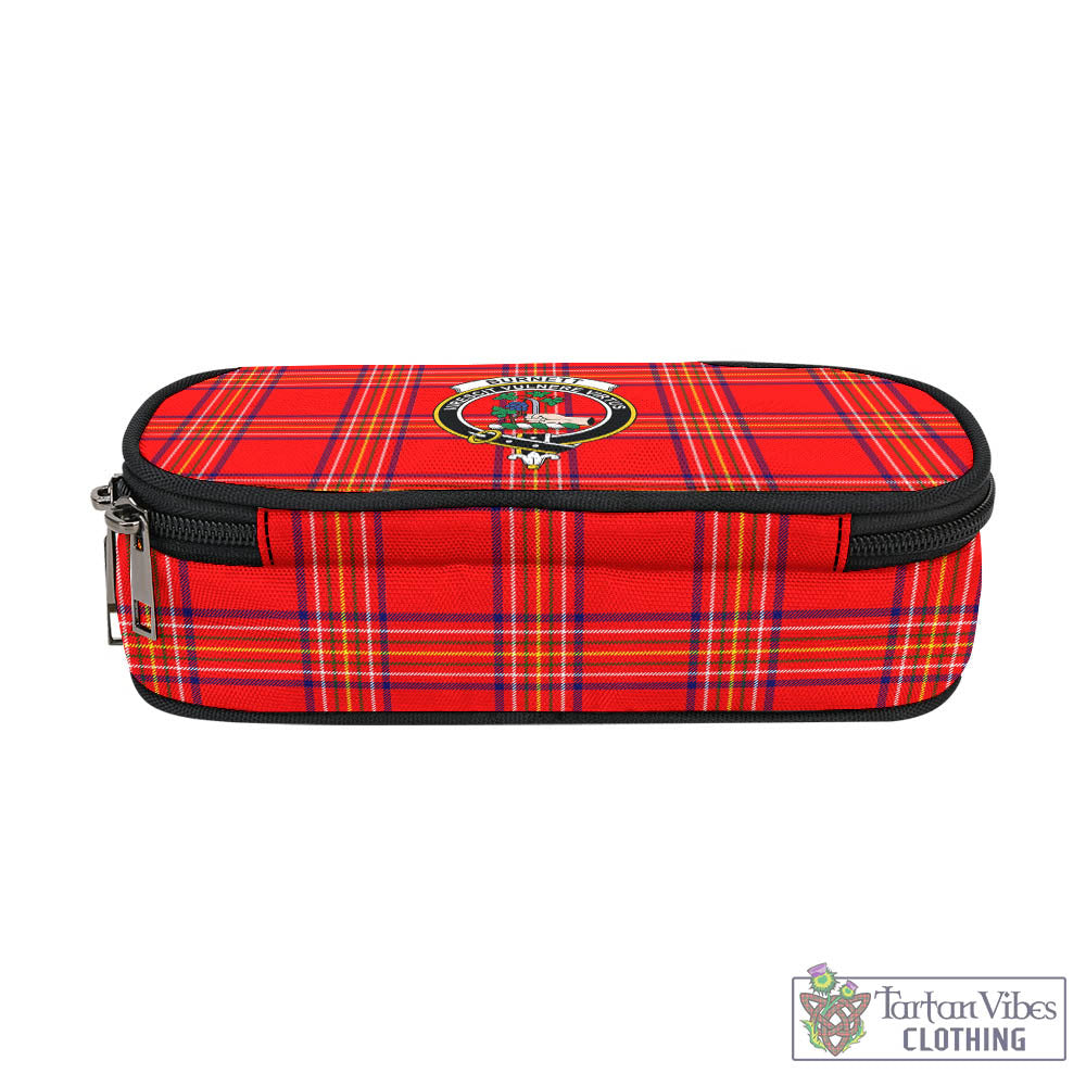 Tartan Vibes Clothing Burnett Modern Tartan Pen and Pencil Case with Family Crest