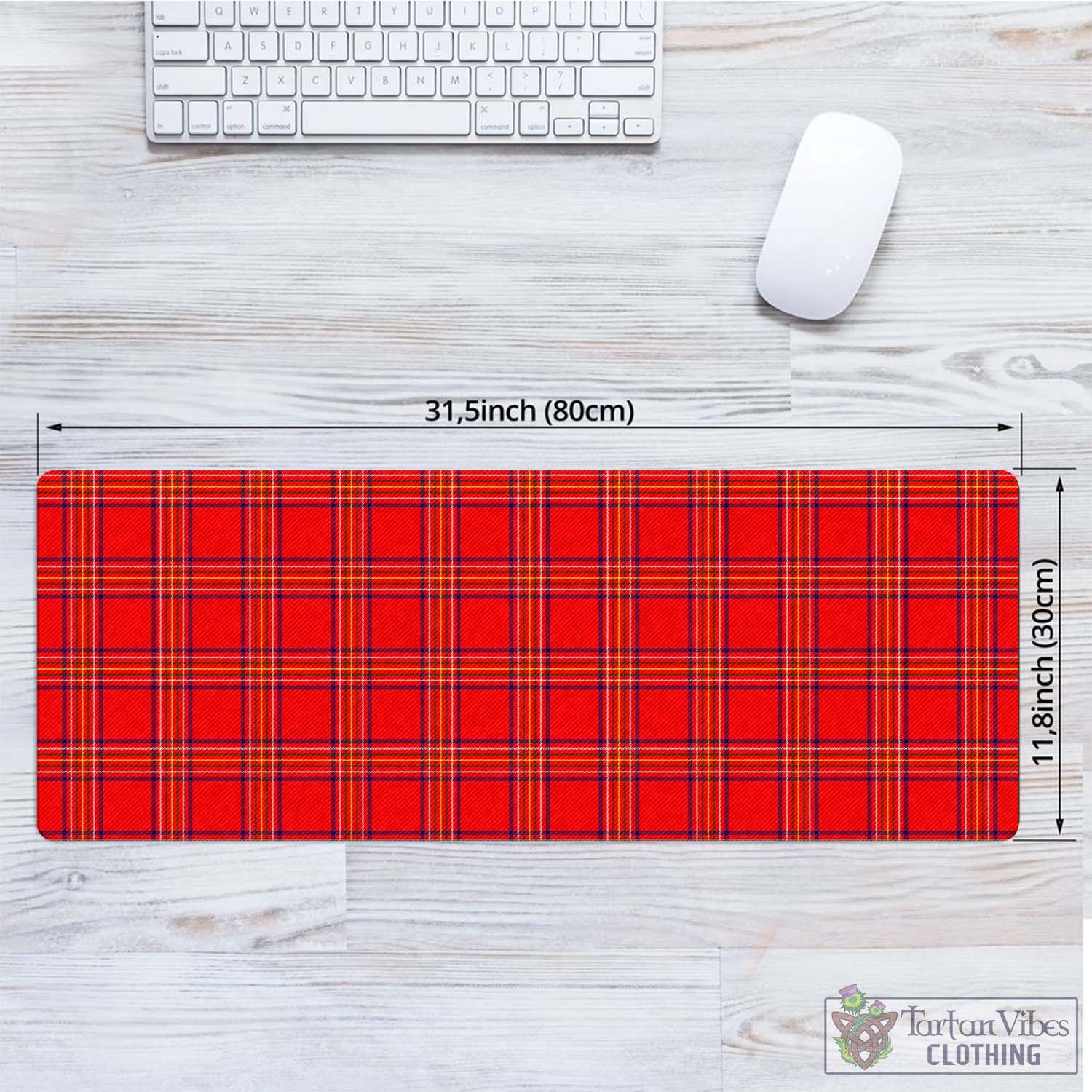 Tartan Vibes Clothing Burnett Modern Tartan Mouse Pad