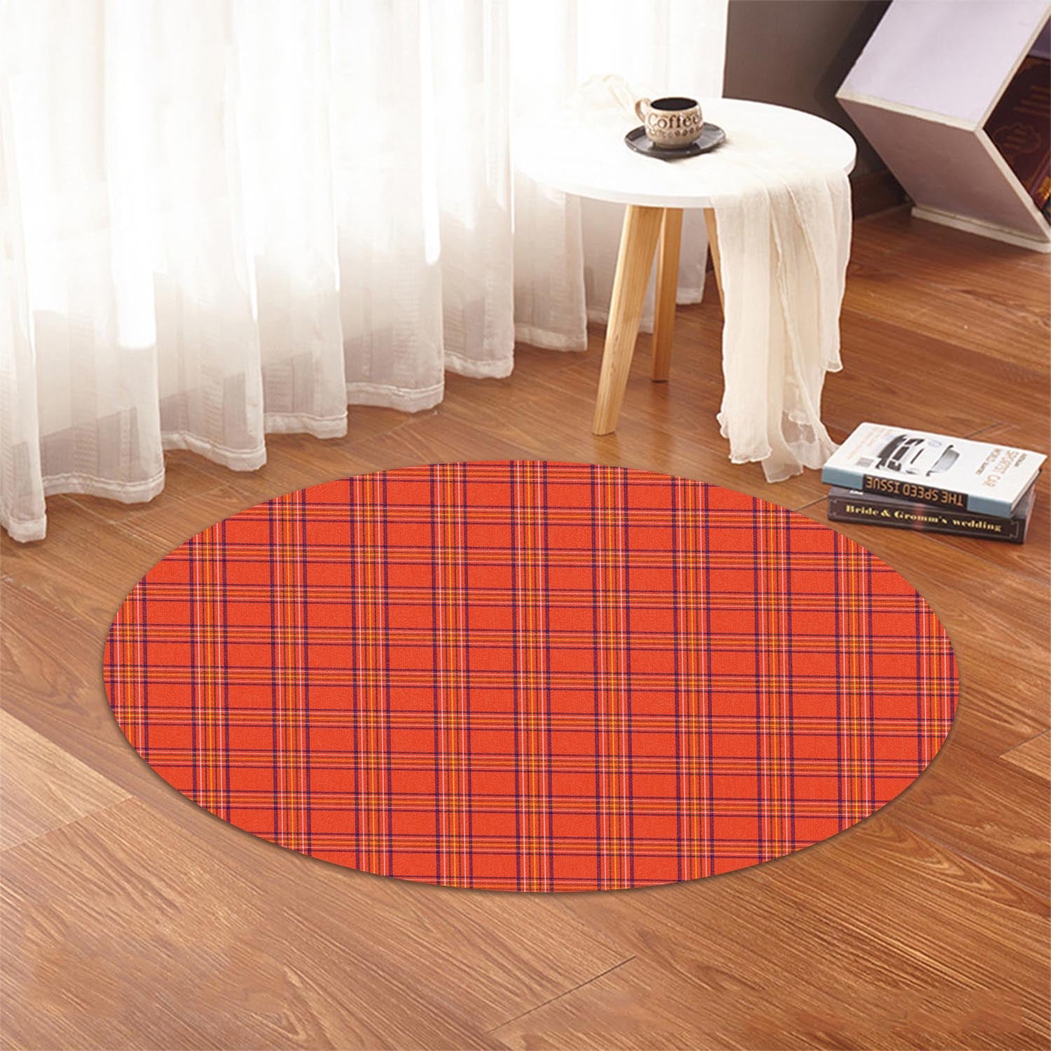 Burnett Tartan Round Rug - Tartan Vibes Clothing