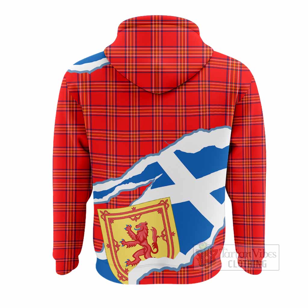 Burnett Scotland Football Tartan Hoodie We'll Be Coming