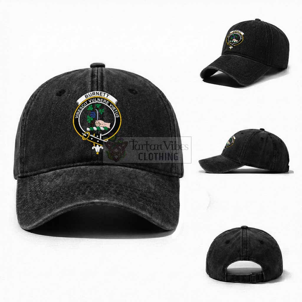 Burnett Scottish Clan Crest Washed Baseball Cap