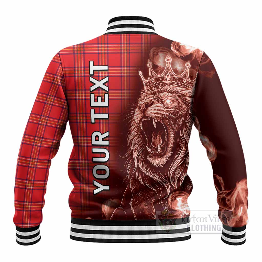 Burnett Tartan Baseball Jacket Roaring Lion Heritage