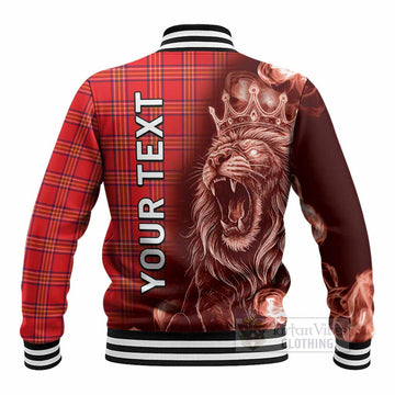 Burnett Tartan Baseball Jacket Roaring Lion Heritage