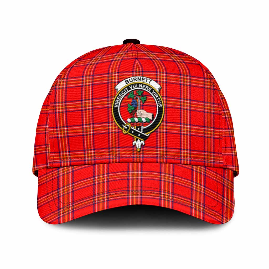 Burnett Tartan Classic Cap with Family Crest