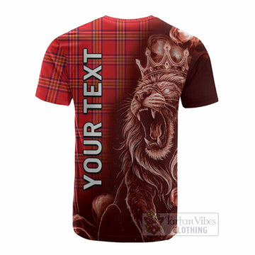 Burnett Tartan Cotton T-shirt Roaring Lion Heritage